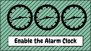 How to Enable the Alarm Clock Feature within Windows 10 [upl. by Spearing476]