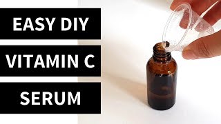 Easy 5 Minute DIY Vitamin C Serum  Lab Muffin Beauty Science [upl. by Urbannai]