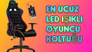 EN UCUZ LED IŞIKLI oyuncu koltuğu Huzaro Force 47 rgb [upl. by Elcin]