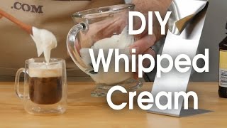 DIY whipped cream in 60 seconds [upl. by Hike]