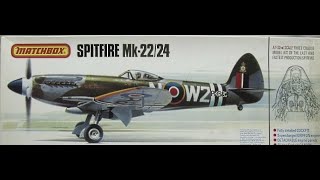 Classic Matchbox 132 Spitfire Mk2224 PK501 kit review [upl. by Adeehsar233]