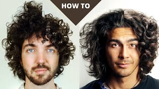 How To Make Coarse Curly Hair Look Good ft Jesses Barbershop [upl. by Yehs]