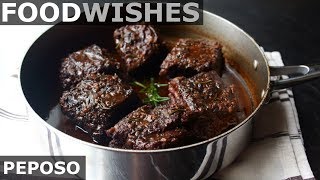 Peposo  Tuscan Black Pepper Beef  Food Wishes [upl. by Holtorf]