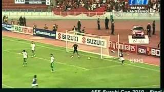 Malaysia vs Indonesia AFF Suzuki Cup 2010  Final Leg 1 [upl. by Bodrogi407]