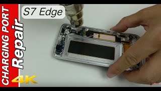 Charging Port Replacement Samsung S7 Edge [upl. by Ytsanyd490]