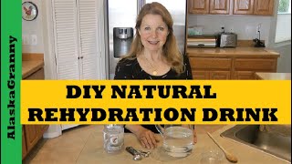 DIY Natural Rehydration Drink Homemade Electrolyte Hydration Recipe Liquid IV Covid Cold Flu [upl. by Engedi]