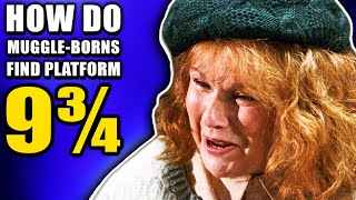 How Do Muggleborns Get to Platform 9¾  Harry Potter Explained [upl. by Yezdnil]