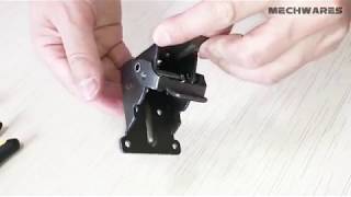 MechWares  Foldable Support BracketSelfLocking Hinge [upl. by Adigun781]