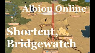 Albion Online  Caerleon to Bridgewatch fast almost safely [upl. by Ahsiuqat445]