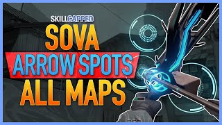 Best PRO Sova ARROW SPOTS on EVERY Map Haven Bind Split [upl. by Nameerf]