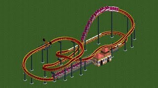 RCT2  Ride overview  Giga coaster [upl. by Narrat]