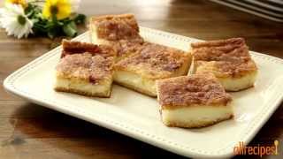 How to Make Cream Cheese Squares  Dessert Recipes  Allrecipescom [upl. by Burrows]