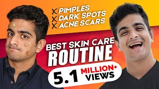 EASY amp BEST Skin Care Routine  Easy Solutions For Pimples Dark Spots and Acne Removal  BeerBiceps [upl. by Morgen614]