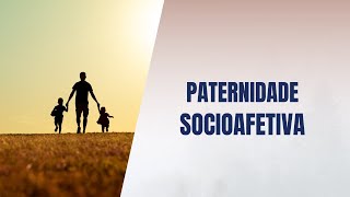 Paternidade socioafetiva [upl. by Queston]