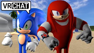 SONIC MEETS BOOM KNUCKLES IN VR CHAT [upl. by Amek]