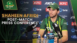 Shaheen Shah Afridis postmatch press conference  Pakistan vs New Zealand 3rd T20I  PCB  MA2L [upl. by Eltsyrhc]