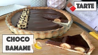 Recette  TARTE CHOCOLAT BANANE [upl. by Aven]