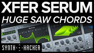 Serum Tutorial  Huge SAW CHORDS Like FLUME EDM  Future Bass  Pop [upl. by Karalee]