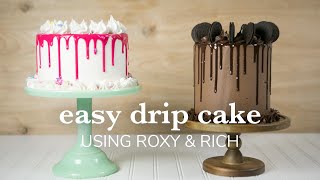 Easy to Make Drip Cake [upl. by Aisatna]