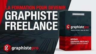 Devenir graphiste freelance  formation en ligne [upl. by Voltz]