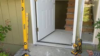 Jeld Wen Front Door Installation  Really crappy products and craftsmanship PART 1 [upl. by Nicola]