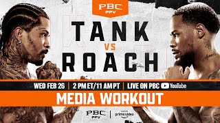 Tank vs Roach MEDIA WORKOUT  TankRoach [upl. by Lewert935]