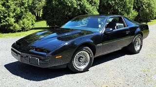 1986 Pontiac Firebird 305 V8 Start Up Tour and Review [upl. by Revlis]