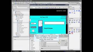 08 How to Create and Use Text Lists in HMI from TIA Portal  WinCC [upl. by Eiramnwad889]