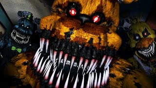 GOLDEN FREDDY ATTACKS  Five Nights at Freddys 4  Part 4 [upl. by Romulus]