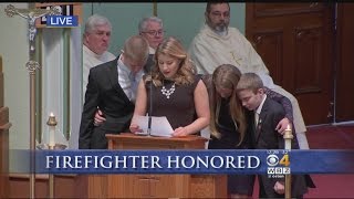 Fallen Firefighter Joseph Toscanos Daughter Remembers Her Father [upl. by Suired]