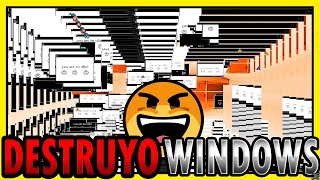 ▶▶Destruyendo Windows 10 con VIRUS TROYANO ÉPICO 2 [upl. by Georgina]