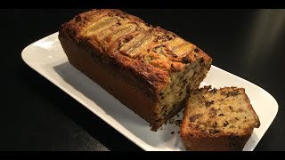 LE BANANA CAKE AUX PÉPITES DE CHOCOLAT gâteau à la banane [upl. by Katzen]