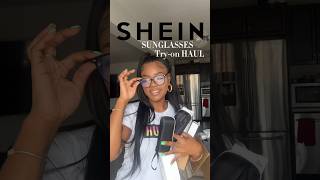 SHEIN SUNGLASSES HAUL [upl. by Kerr]