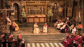 Pope Benedict XVI  Evensong in Westminster Abbey  Full Video [upl. by Endor]