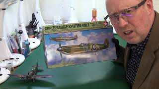 Tamiya 148 Spitfire Mk1 61119 Afterbuild review [upl. by Todhunter]