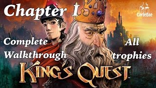 Kings Quest  Chapter 1  Complete Walkthrough  All trophies [upl. by Seen384]