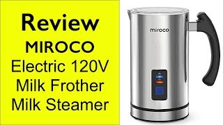 Review Miroco Milk Frother  How to make froth milk at home [upl. by Ahael]