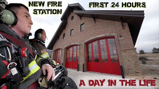 First 24 Hours in a New Fire Station  A Day in the Life [upl. by Enialedam]