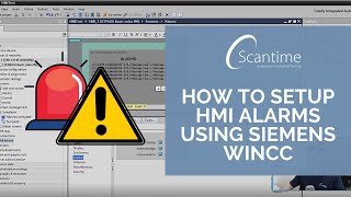 How to Setup HMI Alarms using Siemens TIA Portal WinCC [upl. by Harihs]