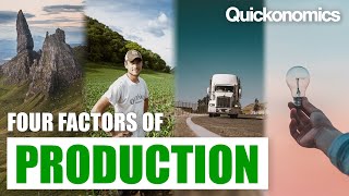 The Four Factors of Production [upl. by Ahsetel470]