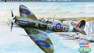 Hobby Boss  Spitfire MkVb  132 Scale Model  In Box Review [upl. by Anelrats971]