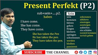 Present Perfekt P2  German Grammar A2  Learn German [upl. by Calle46]