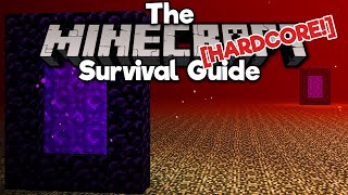 Starting a Nether Hub on the Nether Roof ▫ The Hardcore Survival Guide Ep13 ▫ Minecraft 117 [upl. by Maryn]