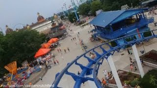 Corkscrew Front Row HD POV Cedar Point [upl. by Onitsoga257]