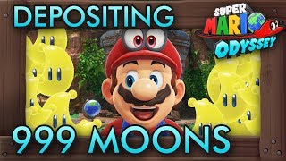 What If You Deposit 999 Moons At Once Into Broken Odyssey  Super Mario Odyssey [upl. by Atiuqin]