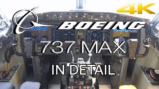 ✈️ Boeing 737 Max cockpit tour ✈️  B737 NG comparison [upl. by Ecniv]