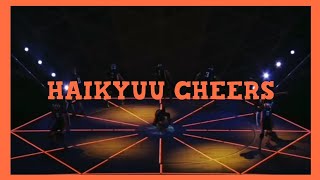 Haikyuu Cheers Anime vs Stage Play [upl. by Asilak]