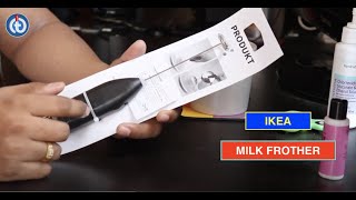 IKEA MILK FROTHER Review amp Battery Installation [upl. by Bloxberg]