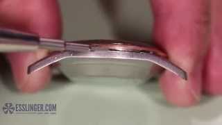 How to Remove Bezel Fit Watch Crystals with a Bench Knife [upl. by Jerman]