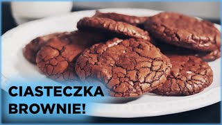 Przepis na czekoladowe CIASTECZKA BROWNIE  Sugarlady [upl. by Keisling]